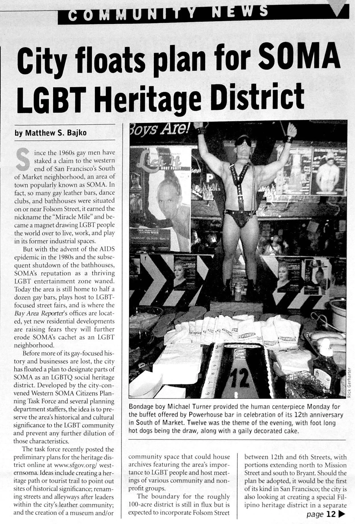vintage L.G.B news paper design タンクトップ Online Exhibition - Stories of Our Movement — GLBT Historical Society